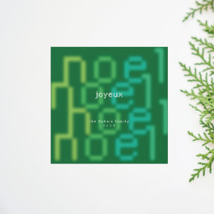 JOYEUX WEIHNACHTEN TECH SCHRIFTART CHRISTMAS
