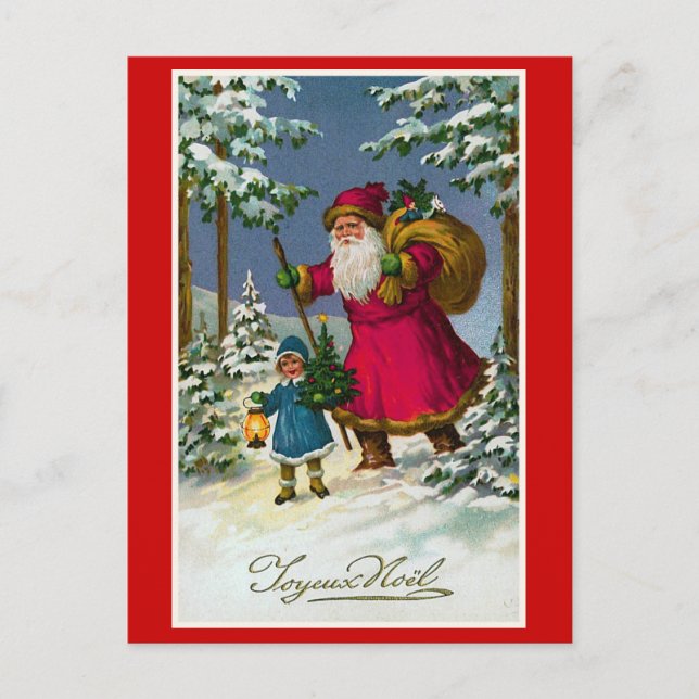 " Joyeux Weihnachten" Vintage Weihnachten in Frank (Vorderseite)