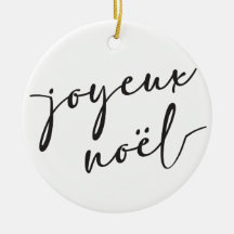 Joyeux Weihnachten Weihnachtskarte oder französisc