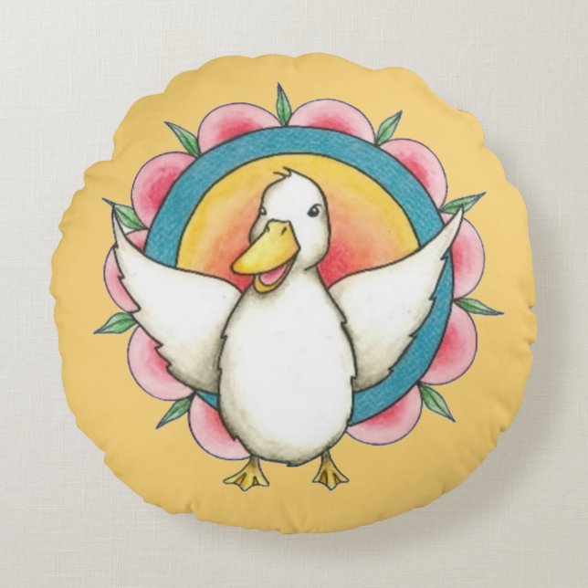 Joyeux Yaneshwari Coussin rond (Devant)