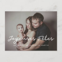 Joyeys fêtes carte postale Foto personnalisierbar