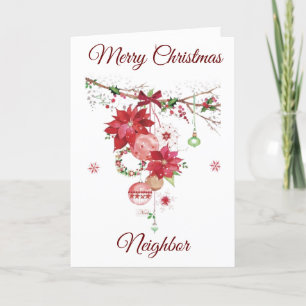 JOYEZ NOËL À LA CARTE DE VACANCES *VOISIN*