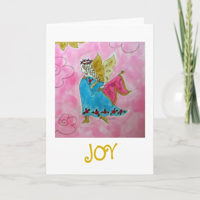 Joyful Angel - Carte de Noël (Devant)