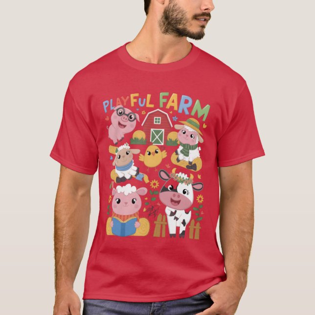 Joyful Animal Farm boy T-Shirt (Vorderseite)