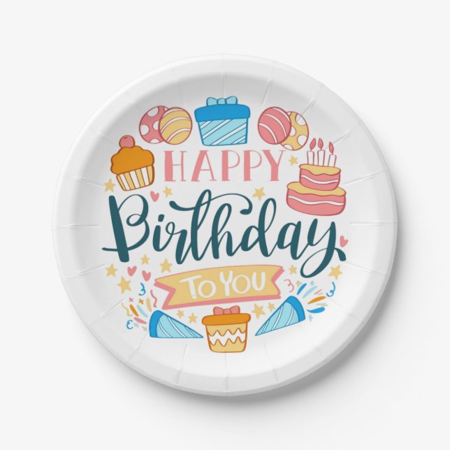 Joyful Birthday Paper Teller (Vorderseite)