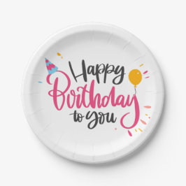 Joyful Birthday Paper Teller