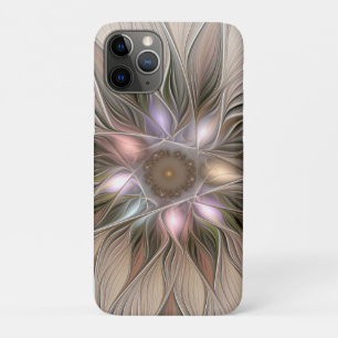 Joyful Blume Abstrakt Beige Brown Fraktal Case-Mate iPhone Hülle