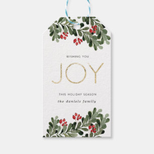 Joyful Boughs of Holly Geschenkanhänger
