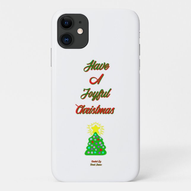 Joyful Christmas Apple iPhone 11 Fall Case-Mate iPhone Hülle (Rückseite)