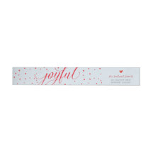 JOYFUL CHRISTMAS HOLIDAY Stilvoll kalligraphisch r