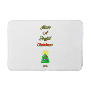 Joyful Christmas Medium Bath Mat Badematte