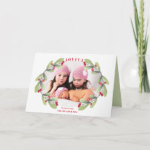 Joyful Christmas Mistletoe Holiday Foto