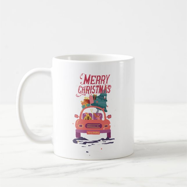 Joyful Christmas Road Trip Tasse (Links)