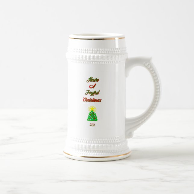 Joyful Christmas Stein Tasse (Rechts)