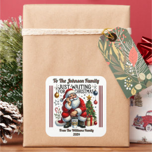 Joyful Christmas Sticker für Geschenke
