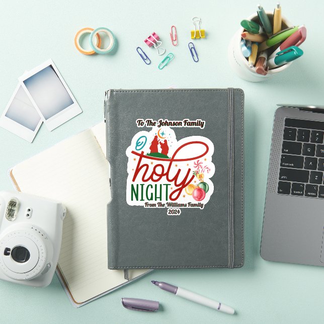 Joyful Christmas Sticker für Heilige Nacht (iPad Hülle)
