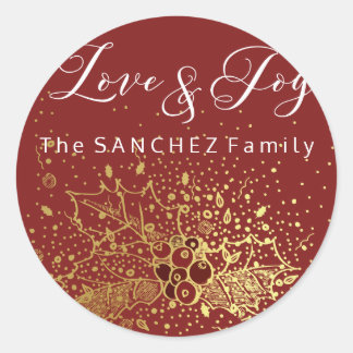 Joyful Confetti Classic Round Sticker, Matte Runder Aufkleber