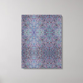 Joyful Confetti Mosaic Stretched Canvas Print Leinwanddruck