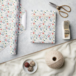 Joyful Foliage Holiday Geschenkpapier