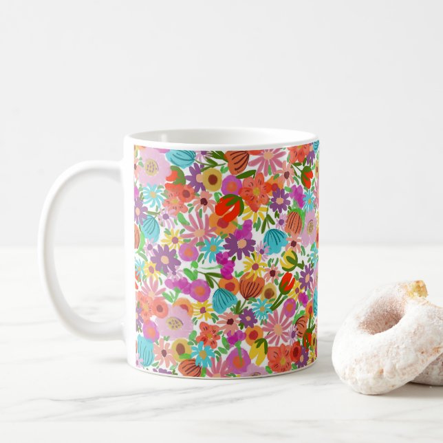 Joyful Garden Bloom Kaffeetasse (Mit Donut)