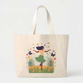 Joyful Garden Dancer Leinwand Tasche kaufen