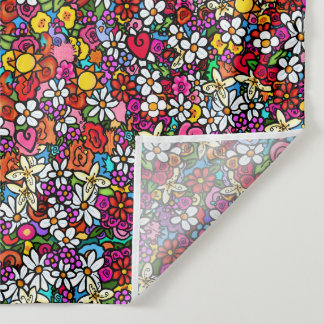 Joyful Garden Groovy  Wandteppich