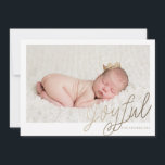 JOYFUL GOLD FOIL, Foto von christmas greeting card Feiertagskarte<br><div class="desc"></div>