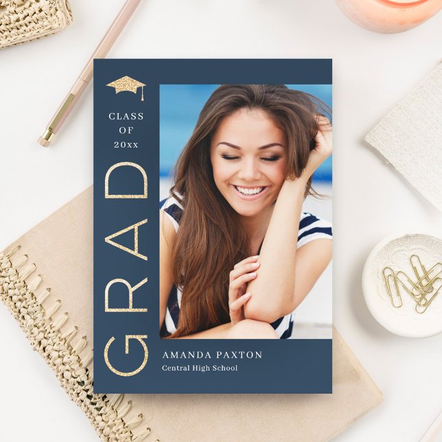 Joyful Grad Editable Color Abschluss Einladung (Von Creator hochgeladen)