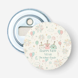 Joyful Happy New Year 2026 Flaschenöffner