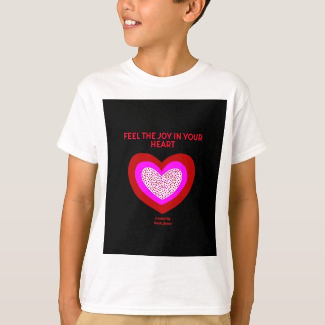 Joyful Heart Boys White Basic T Shirt (Vorderseite)
