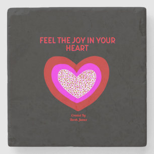 Joyful Heart Marble Untersetzer
