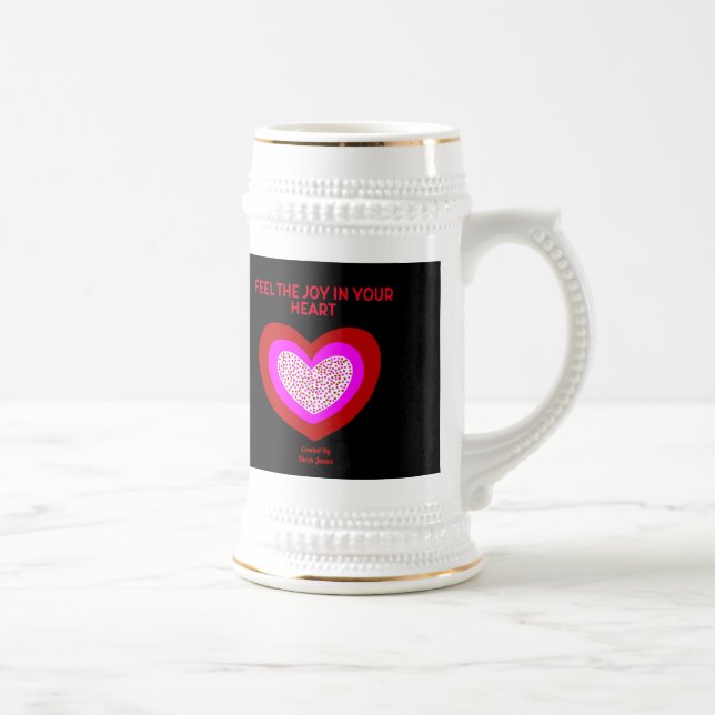 Joyful Heart Stein Tasse (Rechts)