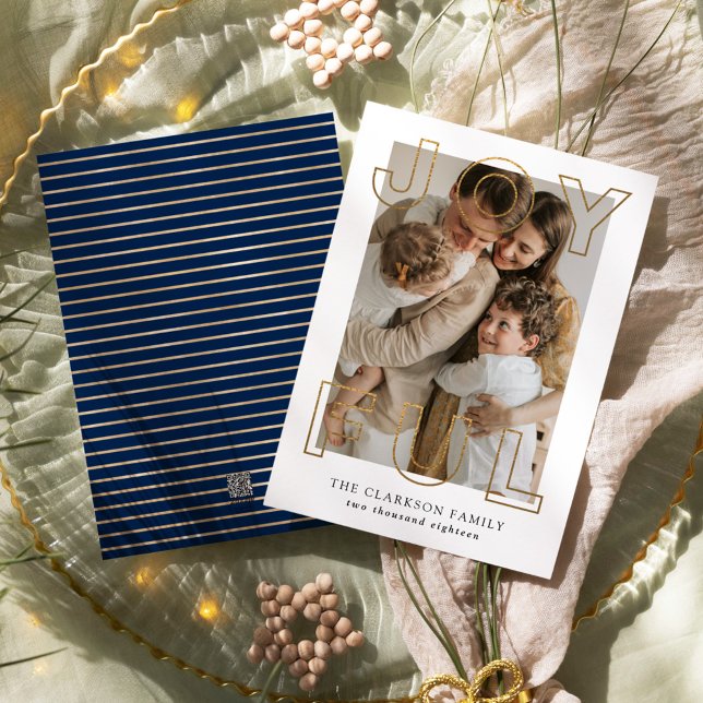 Joyful Holiday Card Feiertagskarte (Von Creator hochgeladen)