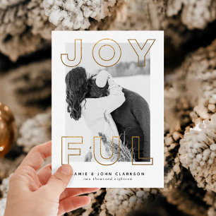 Joyful Holiday Card Feiertagskarte