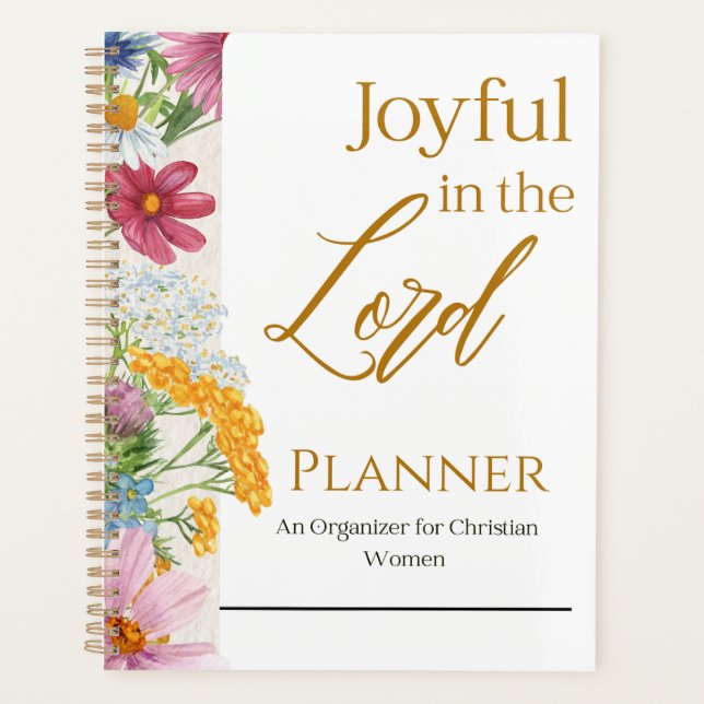 Joyful in the Lord Planner  (Devant)