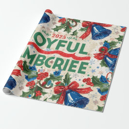 Joyful Jamboree Maximalist Holiday Geschenkpapier