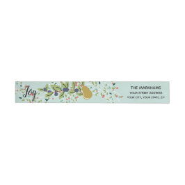 Joyful Joliday Wrap Around Label