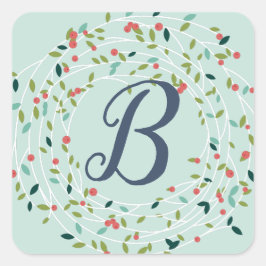 Joyful Joy Monogram Sticker