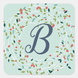 Joyful Joy Monogram Sticker