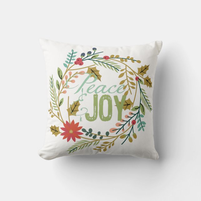 Joyful Joyful Weihnachten Weihnachtsfest Kissen (Vorderseite)