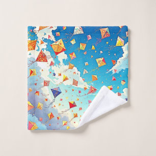 Joyful Kites Soaring High Badhandtuch Set