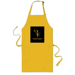 Joyful Koch Hot Yellow Lange Schürze