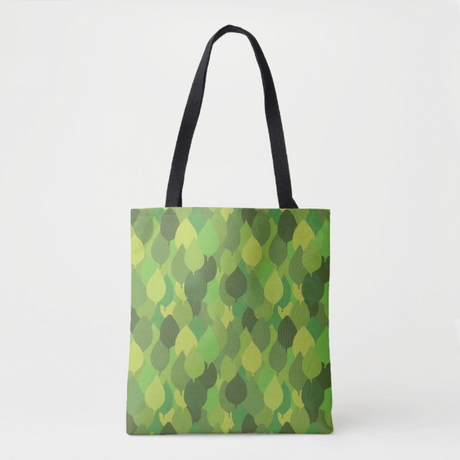 Joyful Lush Blätter - nahtloses Oberflächenmuster. Tasche (Vorderseite)