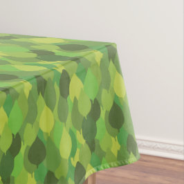 Joyful Lush Blätter - nahtloses Oberflächenmuster. Tischdecke