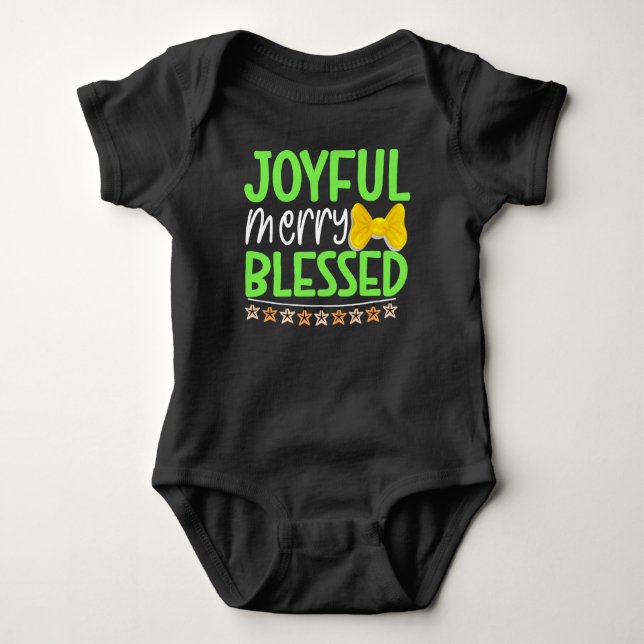 Joyful Merry gesegnet-81053 Baby Strampler (Vorderseite)