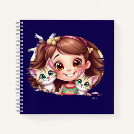 Joyful Moms with My Kitties Notizbuch