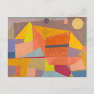 "Joyful Mountain Landscape" von Paul Klee Postkarte