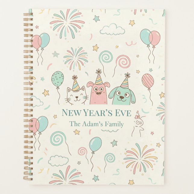Joyful New Year’s Eve Party 2026  Planer (Vorderseite)