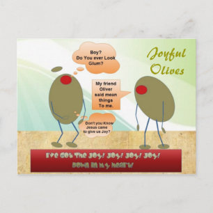 Joyful Olives Postkarte