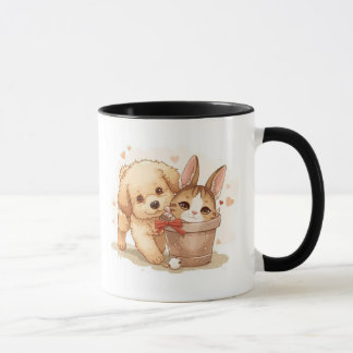 "Joyful Pets Mug : mignon et Amoureux des animaux 